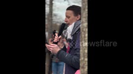 Ireland: Irish healthworker, Dr. Katie, delivers a message of solidarity with fellow healthworkers in Gaza, demanding an end to the Israeli siege