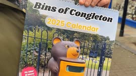 Dad creates ‘rubbish calendar’ of the year - featuring 12 of his towns best bins