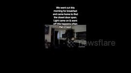 Canadian couple suspect paranormal activity as closet door opens on its own
