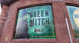 Greenwich in London becomes for a short time Green Witch in order to celebrate the new film Wicked based on the stage play of the same name