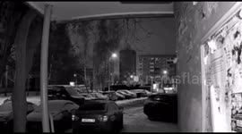 Drone explosion captured in Izhevsk, Russia