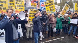 Protesters chant 'No farmers, no food' during rally against inheritance tax hikes