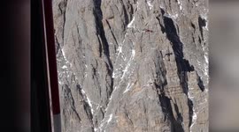 Italy: Historic Mountain Shelter Airlifted from Gran Sasso Peaks