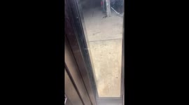 Elevator door malfunctions in Brooklyn subway