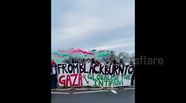 UK: Palestinian supporters have blocked all five entrances to BAE Systems' Samlesbury plant in Blackburn