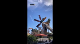 Thrill-seekers left dangling after ride malfunctions at theme park in California