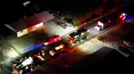 US: Massive Fire Engulfs Home and Vehicle in Mesa, Arizona