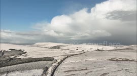Snow Showers, Winter Convection, Glenshane Pass & Wind Turbines - November 21st Cold Spell Video