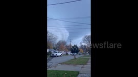 US: Ominous Storm Cloud Rolls Into Erie, Pennsylvania