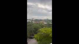 Fort Lauderdale Florida Skyline in July 2024 From Hotel View