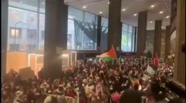 Canada: Thousands of students rallied at Concordia University after voting for a two-day strike to demand the institution to cut off ties with the Israel