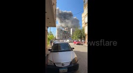 Lebanon: Huge plumes of smoke after the Beirut attack