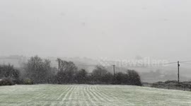 Ireland: Heavy Snow Falls In Cork