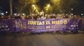 #25N International Day for the Elimination of Violence against Women in Madrid on 25 November, 2024.