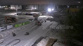 DHL cargo plane makes hard landing in Vilnius, Lithuania