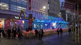 The longest star tunnel in Europe opens at the start of Winterfest
