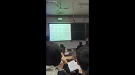 A Cat Listen to the Class