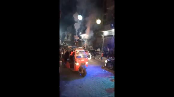Man Sets Car on Fire While Bursting Firecrackers Through Sunroof in UP ...
