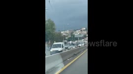 Lebanon: Heavy traffic on the Jiyeh-Oula highway