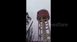 Lebanon: Burning the Israeli flag in the town of Aita al-Shaab