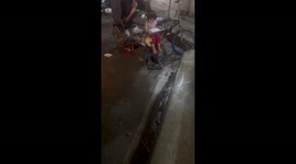 Focused kid studying in a pedicab in Kapatagan, Lanao Del Norte, Philippines