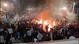 India: Fire broke out during torch procession in Khandwa, more than 50 people got burnt