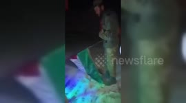 Syria: Palestinian Flag Vandalized in Aleppo