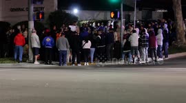US, Los Angeles: Rialto Vigil Held for 2 Young Girls Killed in DUI Crash Part 1