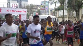 Kenya marks World AIDS Day with half marathon
