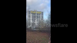 UK: Hexham House In Walker, Newcastle, Demolished