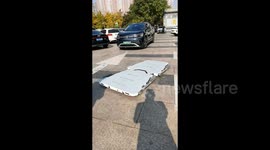 Chinese hotel uses car-moving robots that can solve parking problems themselves