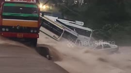 Cars washed away as Cyclone Fengal causes carnage in India