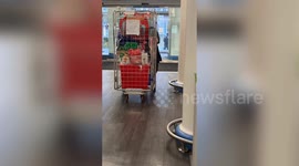 Boy, 4, with leukaemia returns to hospital to deliver Christmas gifts to sick kids