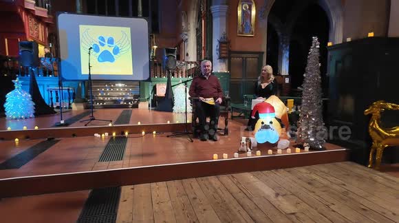 Eamonn Holmes talks about his encounter with Mariah Carey. Filmed at the K-9 Angels Christmas Carol Concert