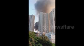 Hong Kong: 3 Alarm Fire Erupts At Shipyard In Aberdeen