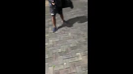 Funny football moment in Managua, Nicaragua