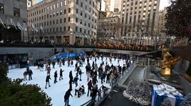 US: Winter Holiday Atmosphere In NYC