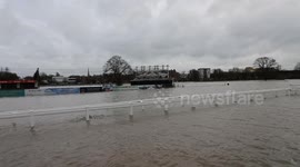 Multiple flood warnings have been issued for the River Severn