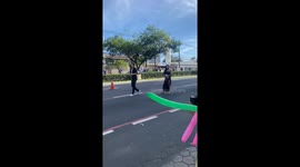 Cheers, Beers, and... Oh Dears: OMG! Cyclist Collides With Drunk Fan