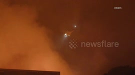 US, Los Angeles: Malibu Multi Million Dollar Home Threatened By Franklin Fire