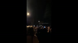 Christmas tree countdown in Lisbon