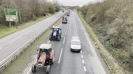 Farmers Demonstration in Felixstowe