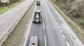 Farmers Demonstration in Felixstowe