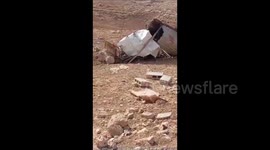 West Bank: Israeli authorities carry out demolitions in Khirbet al-Fackhit in Masafer Yatta, the West Bank
