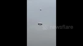 Mysterious spherical UFO baffles locals in central China