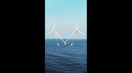 Large floating offshore wind power platform put into operation in S China