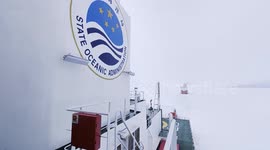 Antarctica: China's Antarctic expedition team pioneers innovative unloading operations