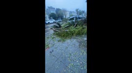 Exclusive- San Francisco Mission District tornado aftermath - December 14, 2024