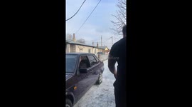 Amazement in Semey as person performs extreme feats with bare hands