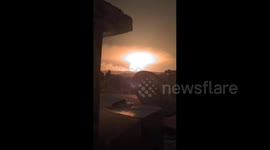 Syria: Footage of Israeli bombing in the vicinity of Tartus